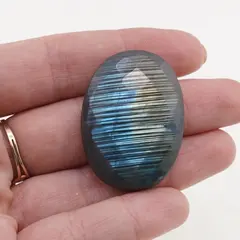 Cabochon Labradorit fatetat 37x26x9,5mm F82