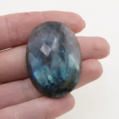 Cabochon Labradorit fatetat 42x30x7mm F96