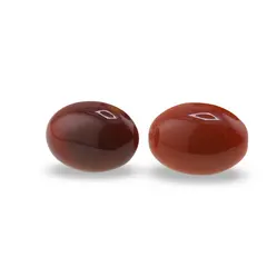 Cercei cu surub Carneol ovali, 16 x 12mm