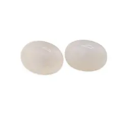 Cercei cu surub Cuart roz ovali, 16 x 12mm