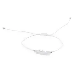 Bratara reglabila cu snur si Cristal de stanca neregulat 6-10mm