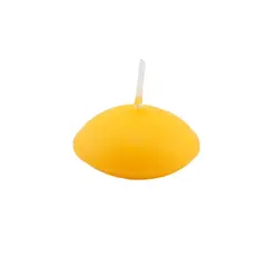 Lumanare plutitoare din parafina, galbena - 4,5cm