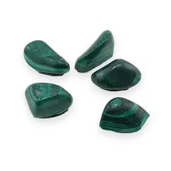 Magnet Malachit rulat, 15-25mm