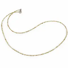 Colier Peridot sfere, 2mm