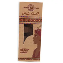 Conuri parfumate artizanale organice Sacred Elements - White Oudh 10 buc