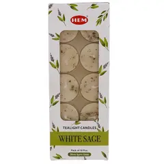Set 10 pastile lumanari parfumate HEM - White Sage