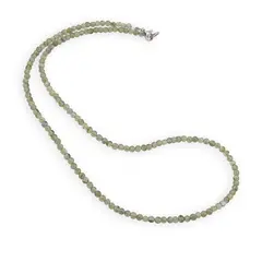 Colier Apatit verde sfere 3mm