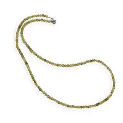 Colier Peridot sfere 3mm