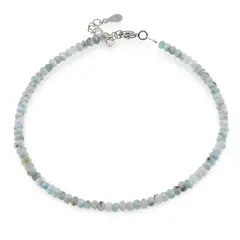 Bratara Larimar discuri fatetate, 3mm