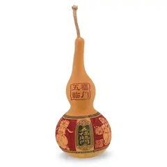 Tigva / Wu lou natural Wu Fu Lin Men pentru fericire, 26cm