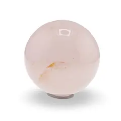 Cuart roz, sfera naturala unicat, M10