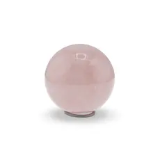 Cuart roz, sfera naturala unicat, M15