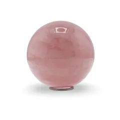 Cuart roz, sfera naturala unicat, M19