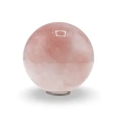 Cuart roz, sfera naturala unicat, M20
