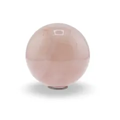 Cuart roz, sfera naturala unicat, M35