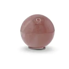 Cuart roz, sfera naturala unicat, M40