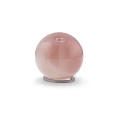 Cuart roz, sfera naturala unicat, M48
