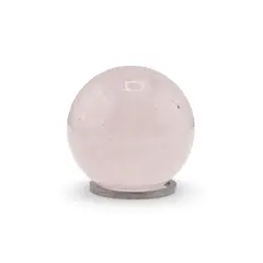 Cuart roz, sfera naturala unicat, M55