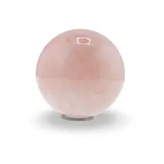 Cuart roz, sfera naturala unicat, M64