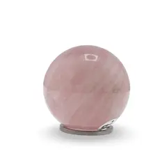 Cuart roz, sfera naturala unicat, M73