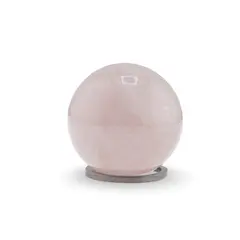 Cuart roz, sfera naturala unicat, M76