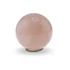 Cuart roz, sfera naturala unicat, M88