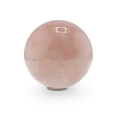 Cuart roz, sfera naturala unicat, M97