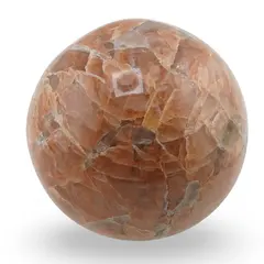 Piatra lunii piersica, sfera unicat, G3