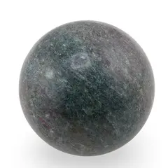 Rubin in fucsit, sfera unicat, H4