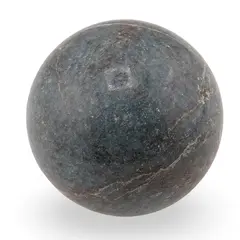 Rubin in fucsit, sfera unicat, H6