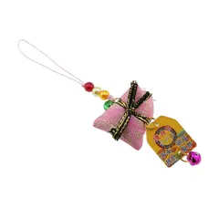Saculet Feng Shui mic pentru prosperitate, roz