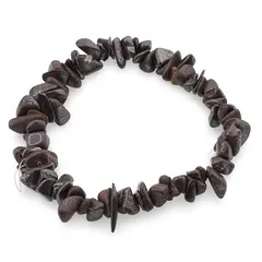 Bratara pe elastic cu pietre chips Hematit