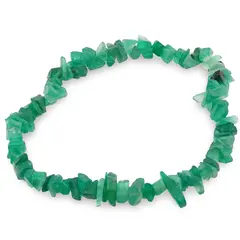 Bratara pe elastic cu pietre chips Onix verde
