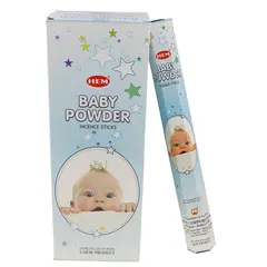 Betisoare parfumate HEM Baby Powder 20 buc