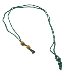 Colier reglabil / Suport pentru cristal rulat, verde