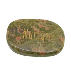 Cristal slefuit Unakit cu afirmatie gravata - Nurture