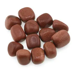 Goldstone maro cristal rulat, 12-16g