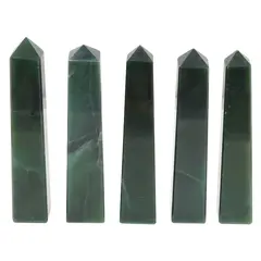 Turn / Obelisc cu patru fatete din aventurin dark, 80-100g