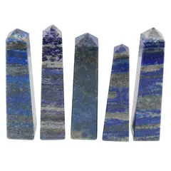 Turn / Obelisc cu patru fatete din Lapis Lazuli , 110-130g
