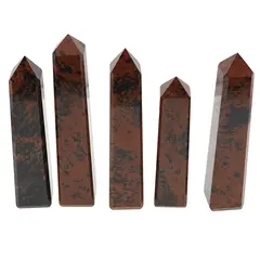 Turn / Obelisc cu patru fatete din Obsidian Mahon, 70-100g