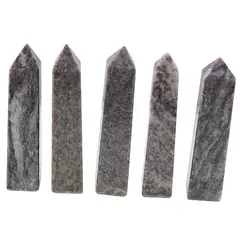 Turn / Obelisc cu patru fatete din Turmalina roz, 100-120g