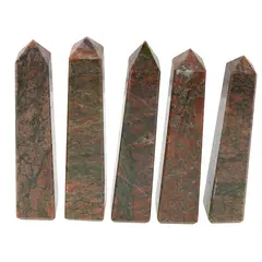 Turn / Obelisc cu patru fatete din Unakit, 90-110g