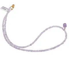 Colier Ametrin si Ametist discuri fatetate 3mm cu pandantiv cub fatetat 6mm