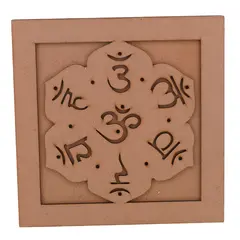 Cutie gravata cu mantra Om Mani Padme Hum si 7 chakre - 16,5cm