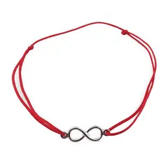 Bratara Therapy charm infinit argintiu, 20mm [CLONE]