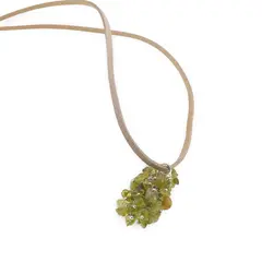 Pandantiv ciorchine Peridot