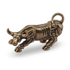 Statueta Feng Shui Bivol din alama, 4,5cm