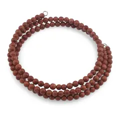 Bratara tripla ajustabila cu pietre semipretioase, Goldstone sfere 4mm