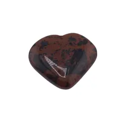 Inima rulata Obsidian mahon, 20-40mm
