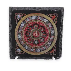 Placa Feng Shui din piatra cu mandala tibetana